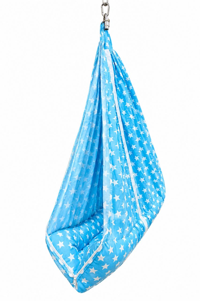 Hanging Cloth Cradle Blue Star ✨ view 2