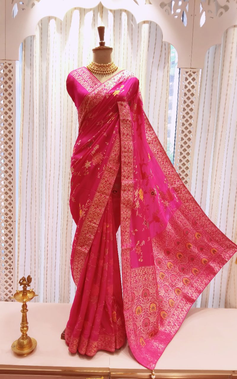 Dulha Silk Designer Saree , view 4