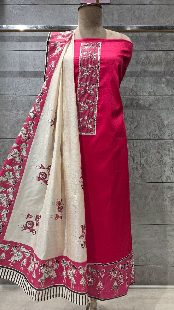 .Unstitched..Suit Fabric view 2