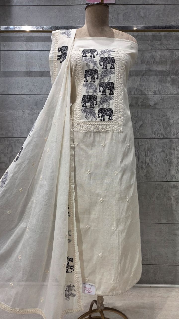 .Unstitched Suit. Fabric view 2