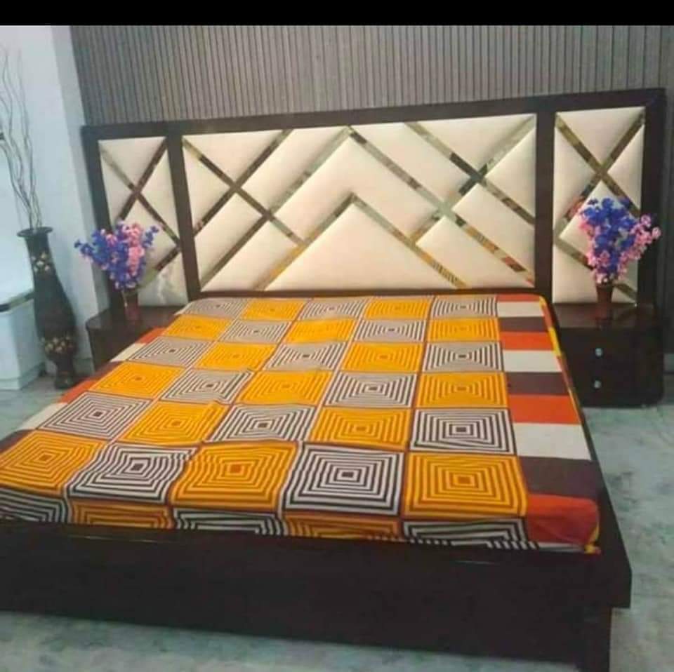 Stylish Wooden Bed view 3