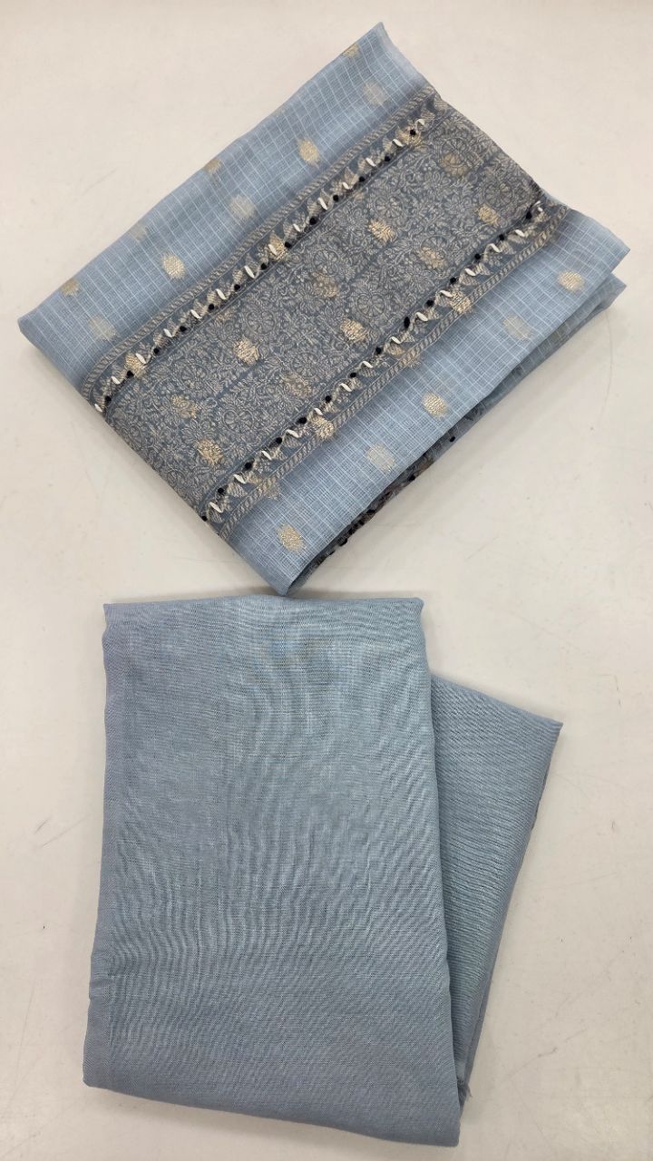 . Unstitched.. Suit. Fabric view 4