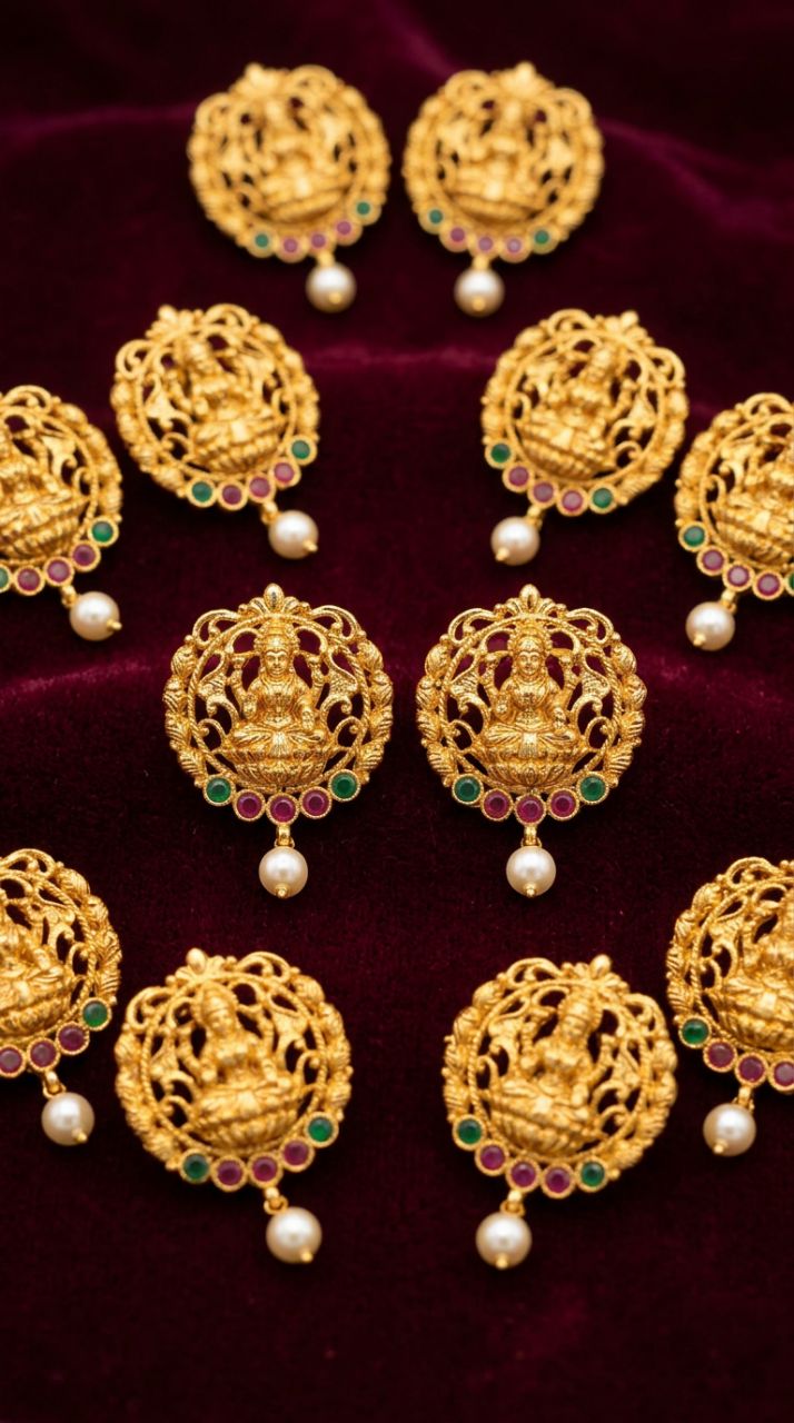 Ornate Circular Adornment Jadenille Set view 8