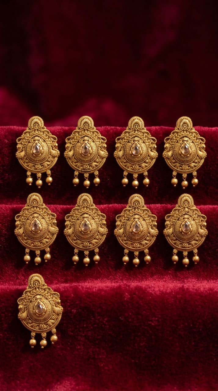 Ornate Circular Adornment Jadenille Set view 2