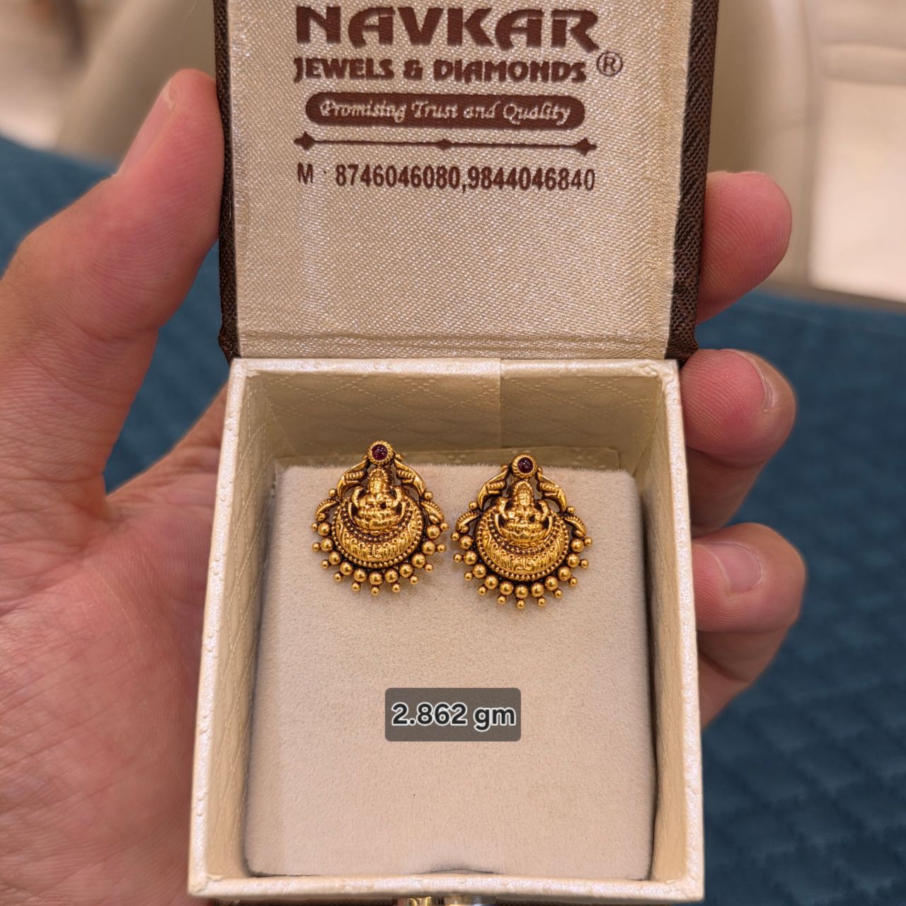 Temple Gold Earrings view 10