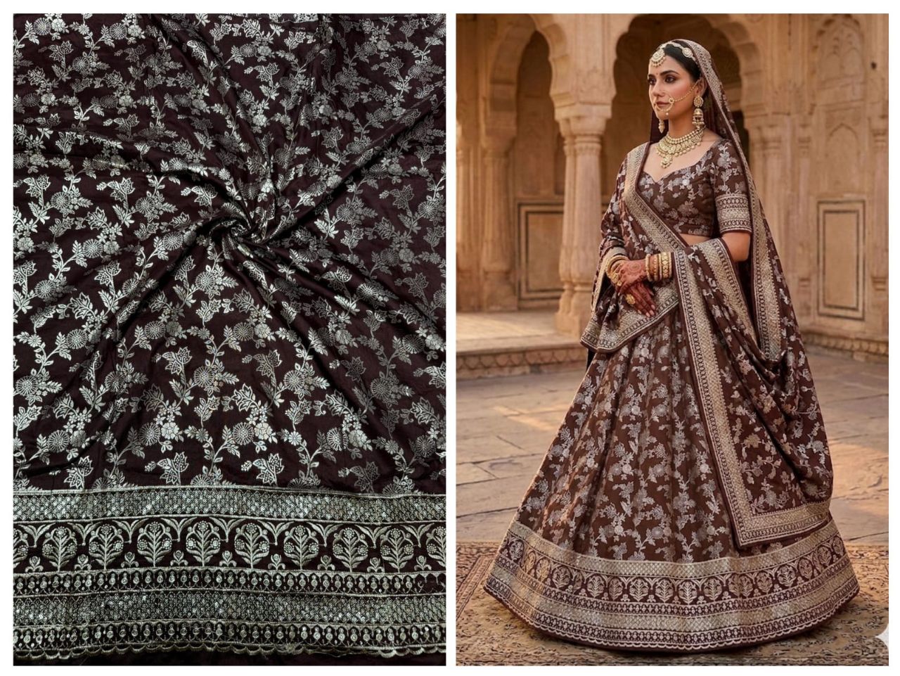 Pure Dola Silk  Fabric Available In All Colours view 9