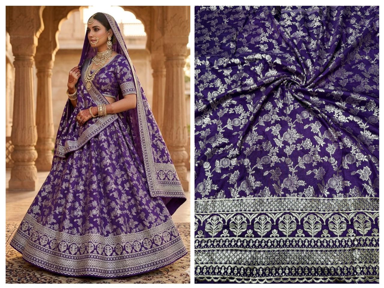 Pure Dola Silk  Fabric Available In All Colours view 7