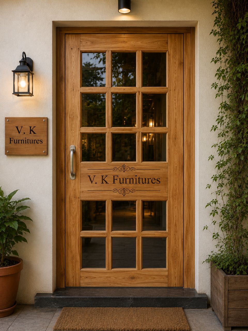 Wooden Mosquito Door Jali view 4