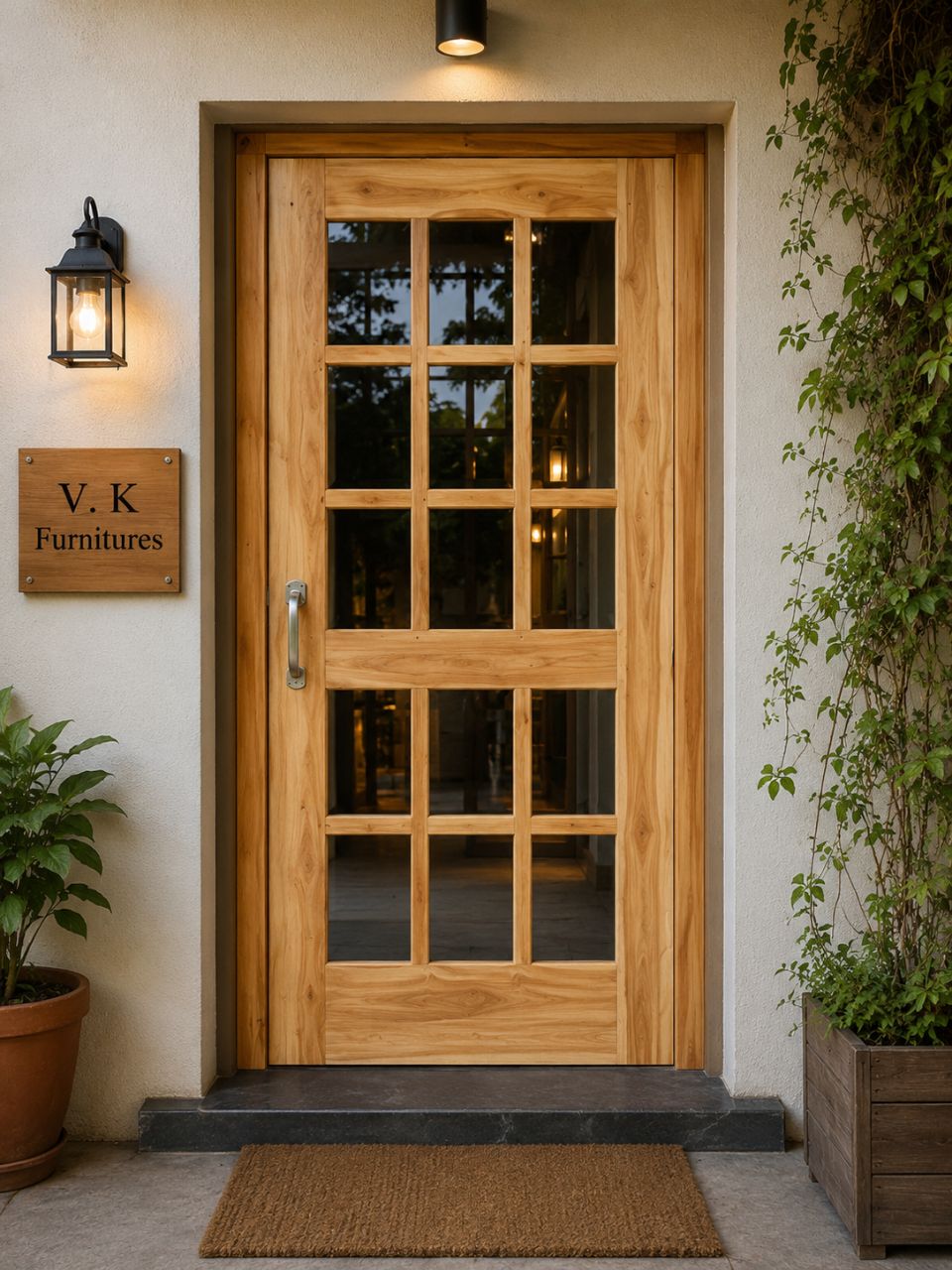 Wooden Mosquito Door Jali view 3