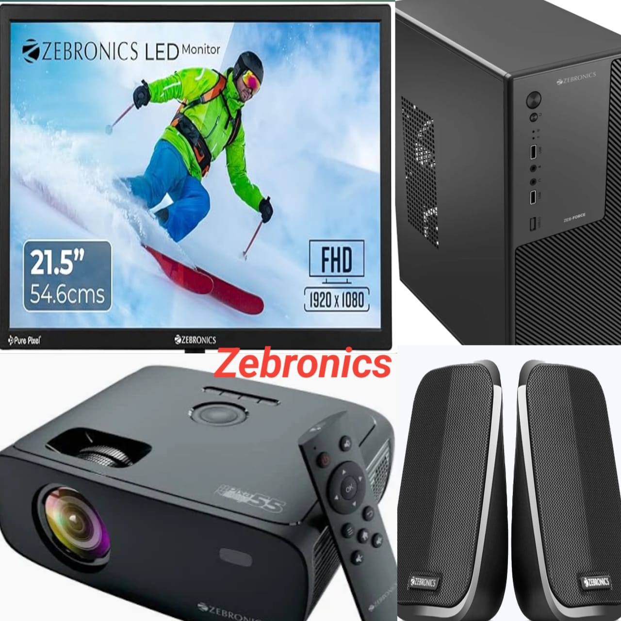 Zebronics 21.5" FHD LED Monitor view 2