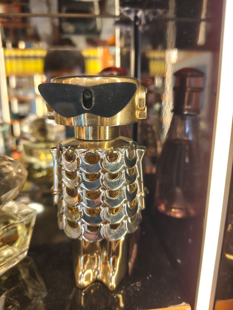 Stylish Gold Perfume Bottle view 2