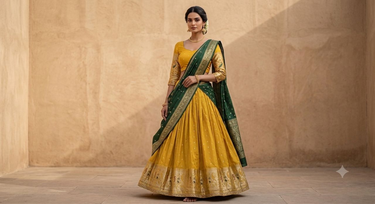 Lehenga With Blouse And Dupatta view 2
