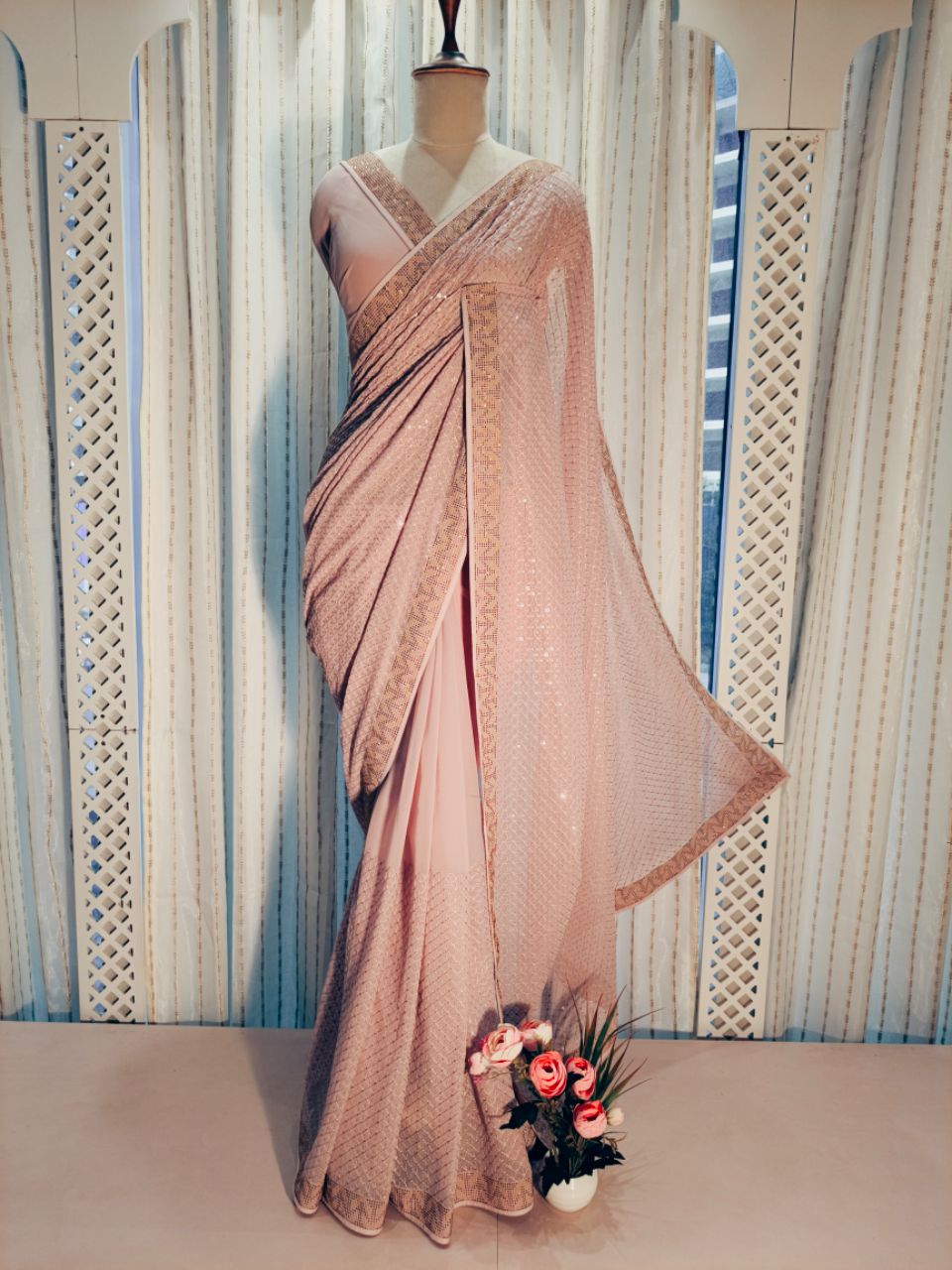 Designer Georgette Saree view 4