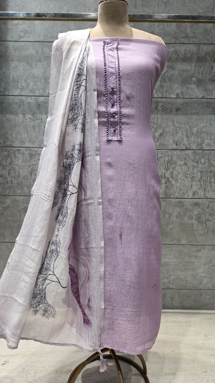 ..Unstitched .Suit Fabric view 2