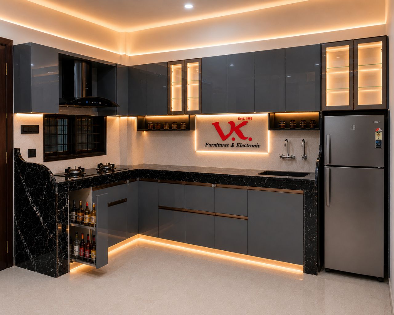 V K Modular Kitchen view 3