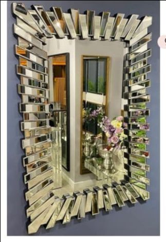 Designer Round Mirror view 2