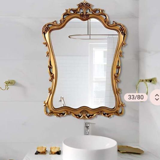 Decorative Golden Mirror view 4
