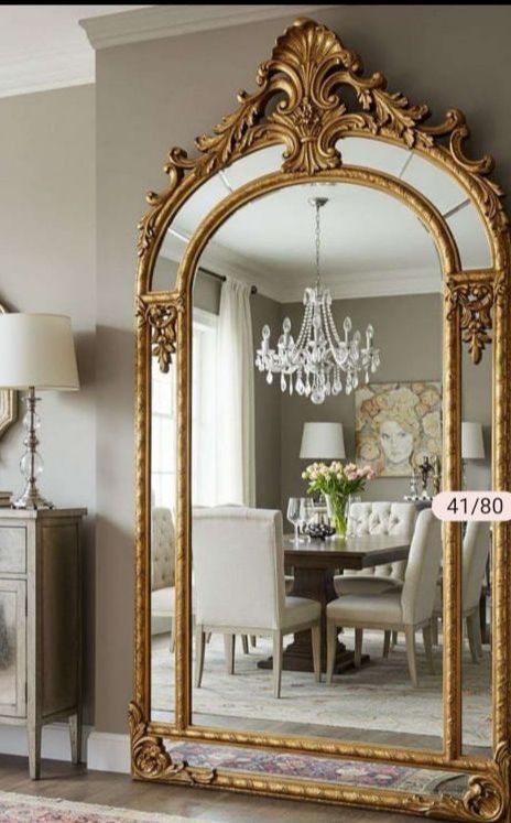 Decorative Golden Mirror view 8