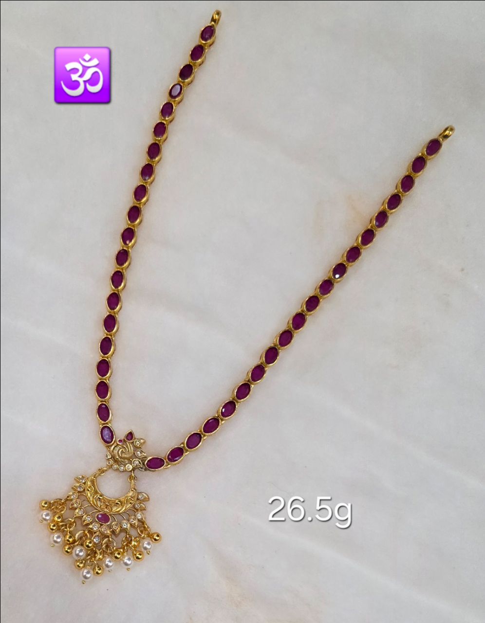 Traditional Ruby Necklace