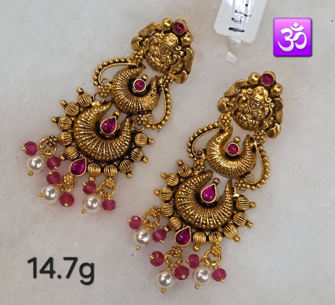 Traditional Gold Jhumka Earrings