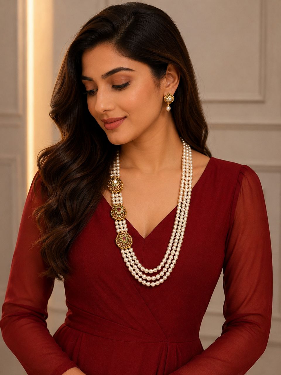 Saroj Ki Pearl With Side Mop view 2