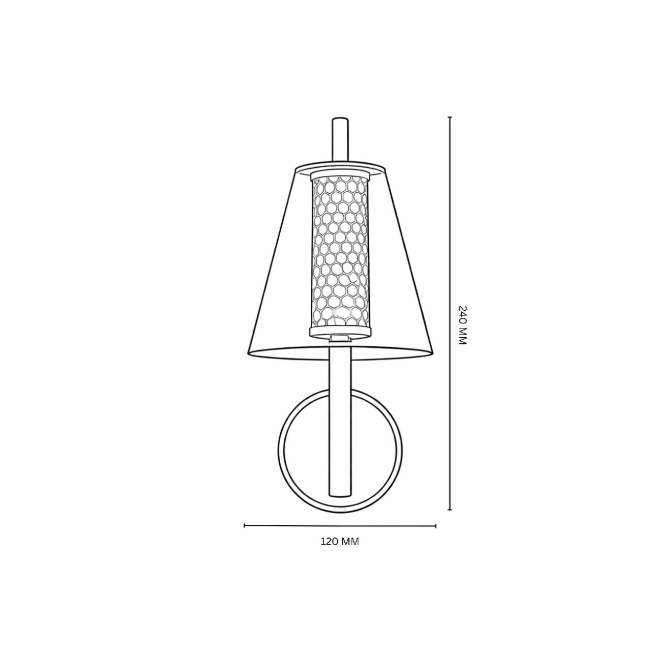 JSL Wall Lamp AP303-WL view 2