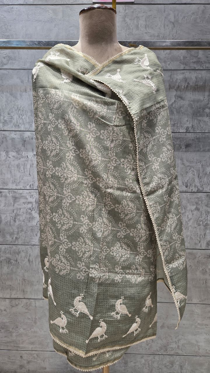 .Unstitched .Suit. Fabric view 3