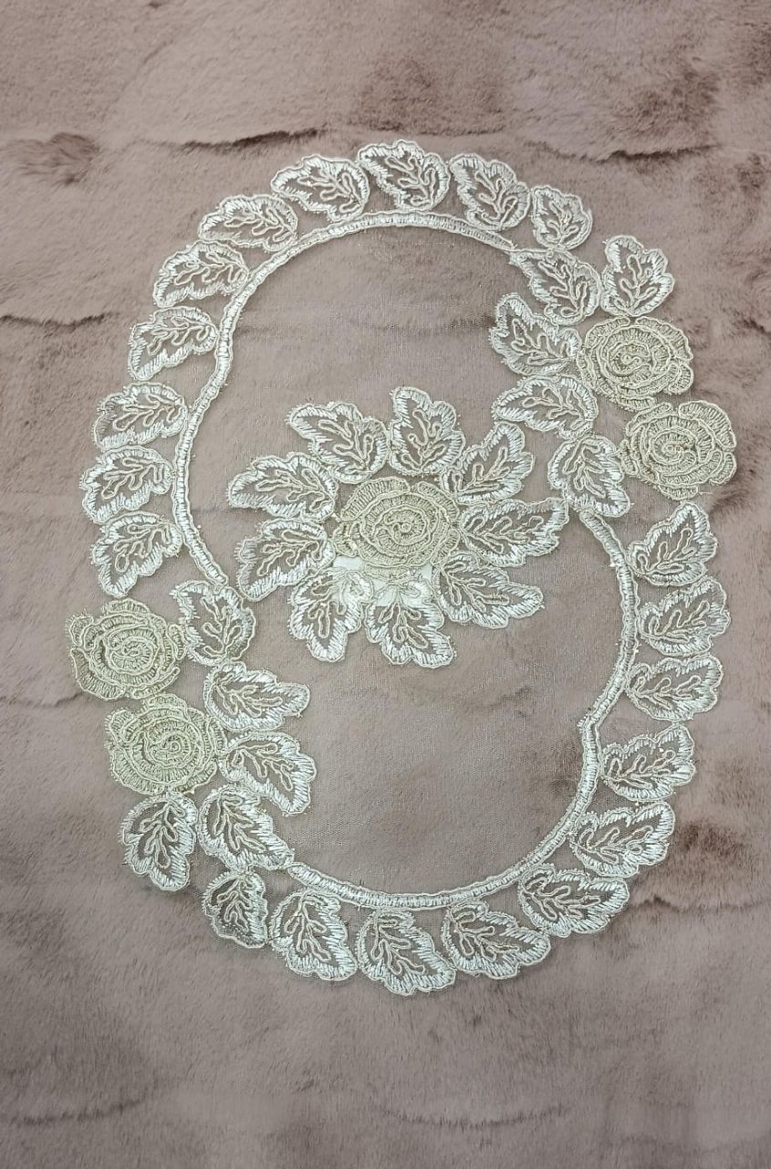 Embroidered Lace Centerpiece view 2