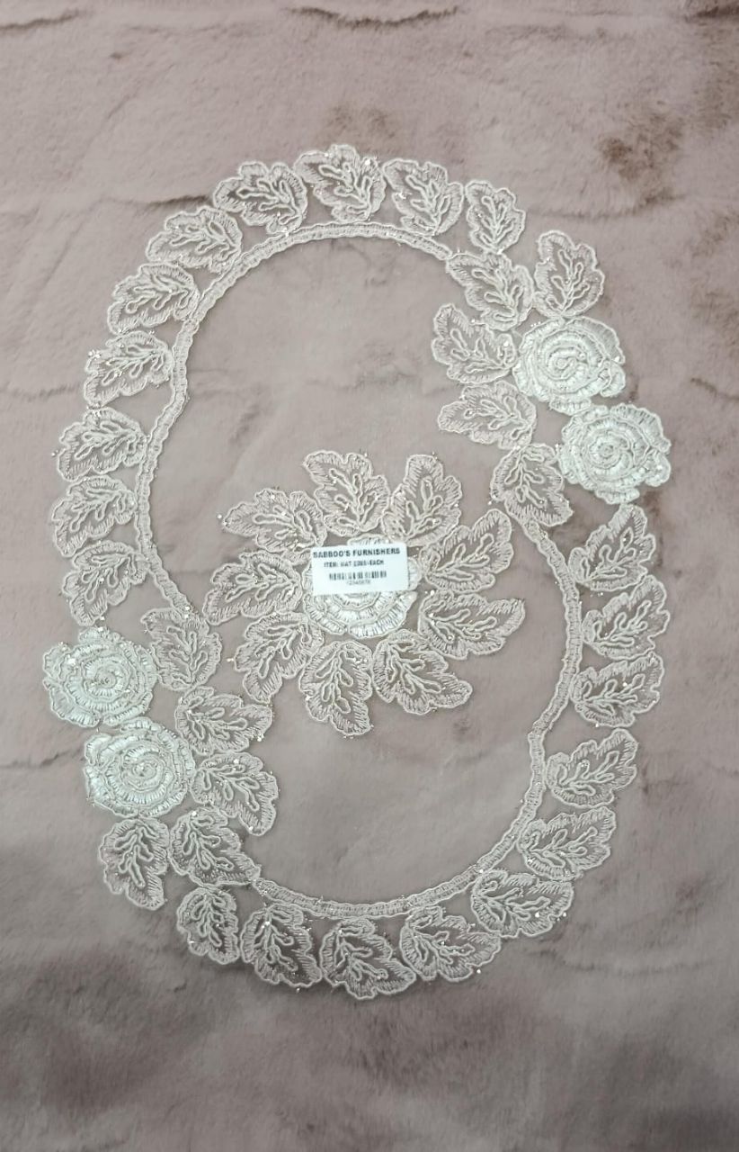Embroidered Lace Table Cloth view 2