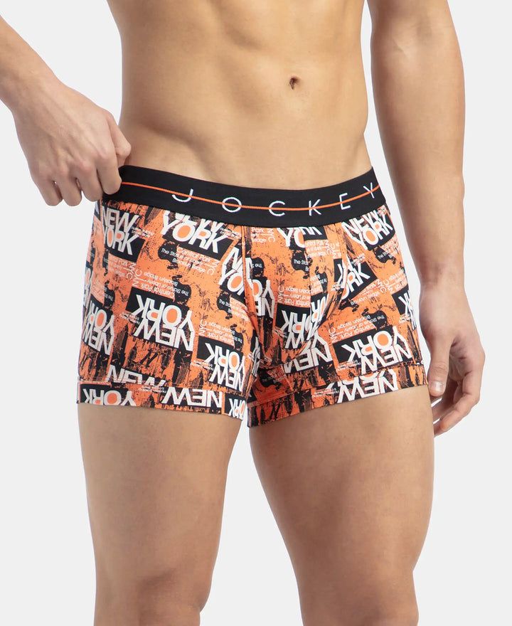 Jockey Orange Graphic Men's Shorts