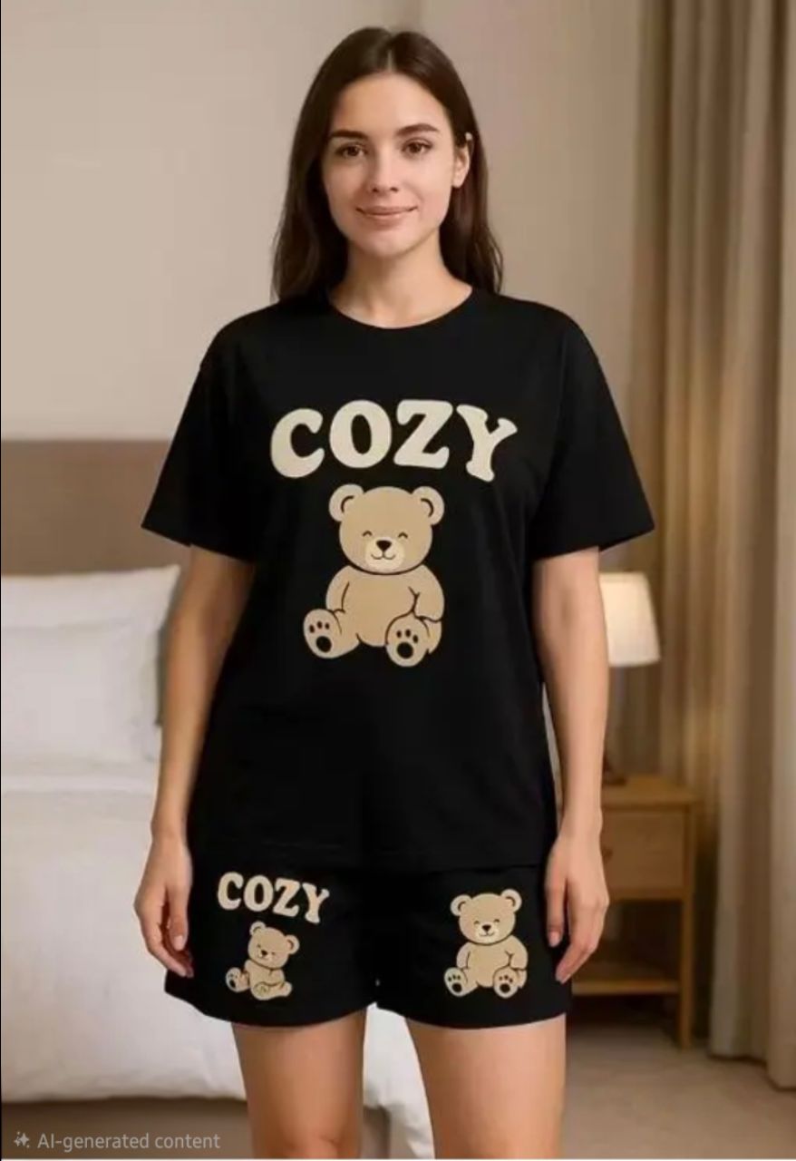 Cozy Bear Pajama Set view 2