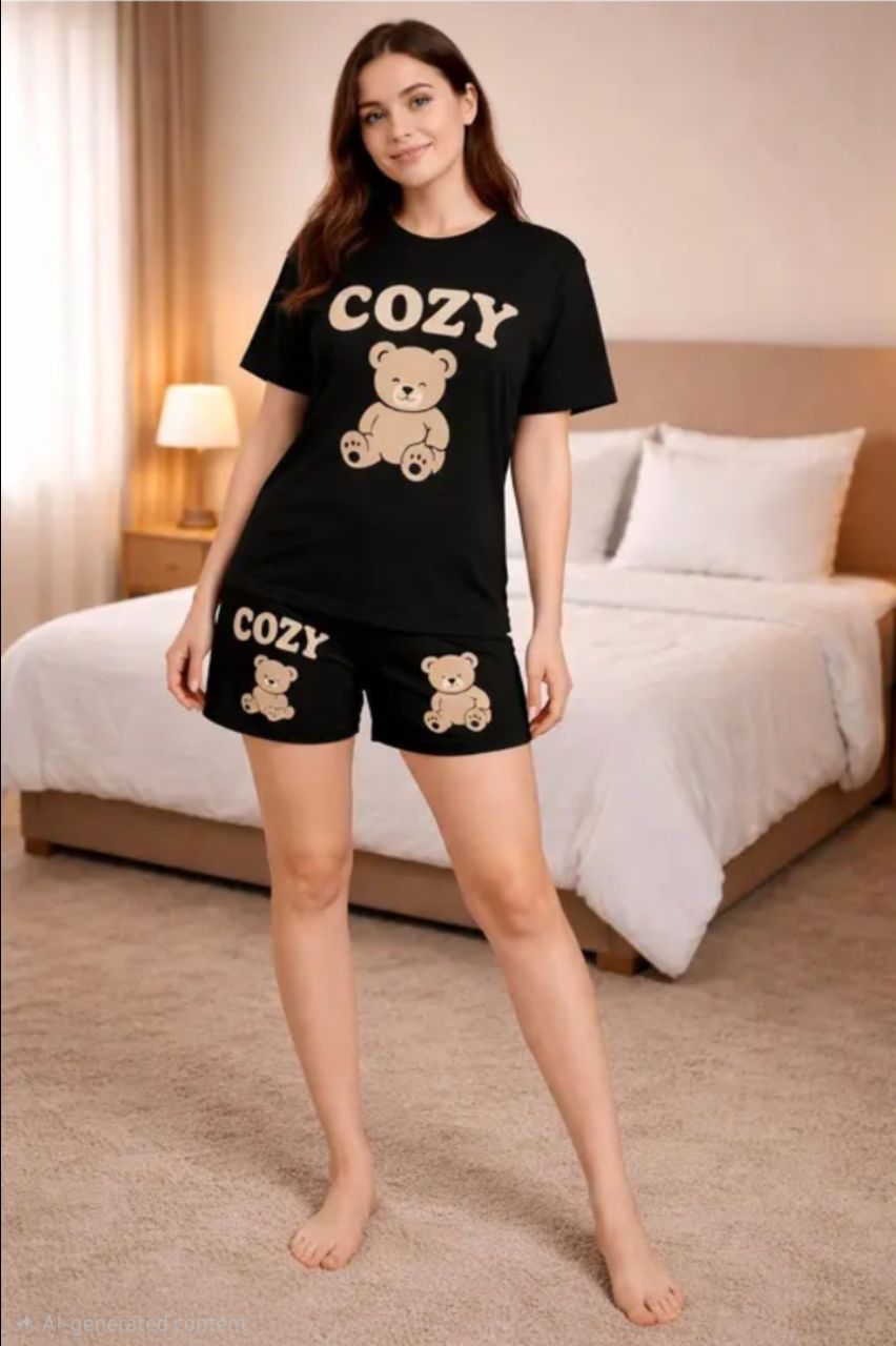 Cozy Bear Pajama Set view 3