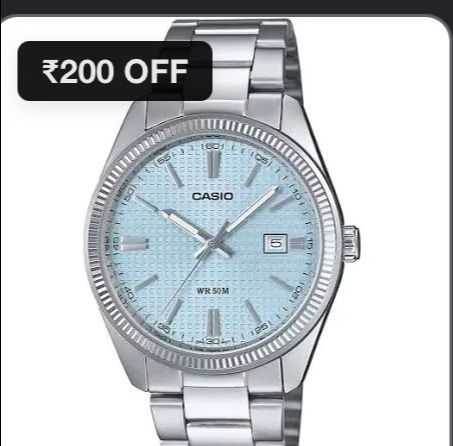 Casio Stainless Steel Watch view 2