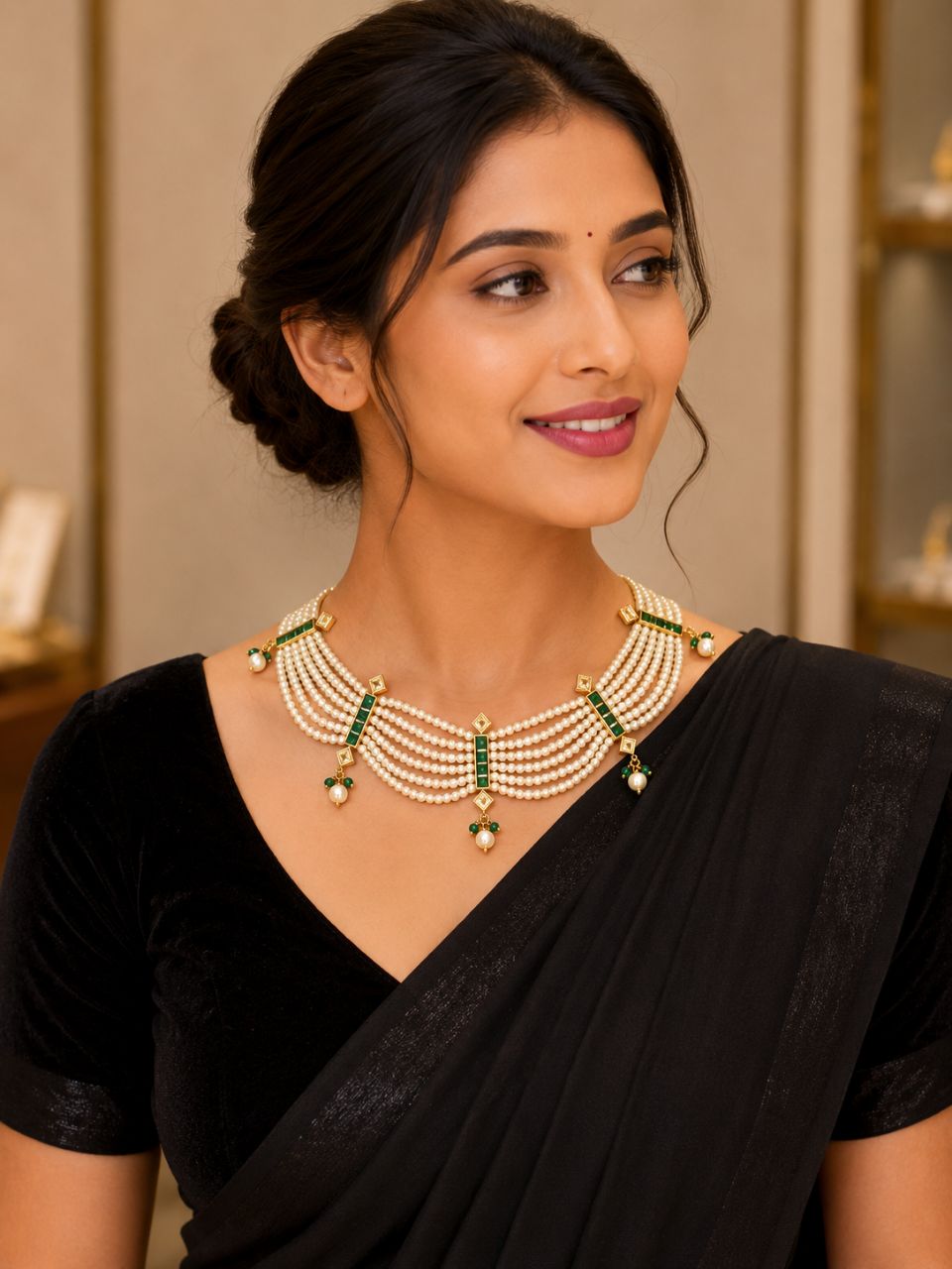 Pearl Choker view 2
