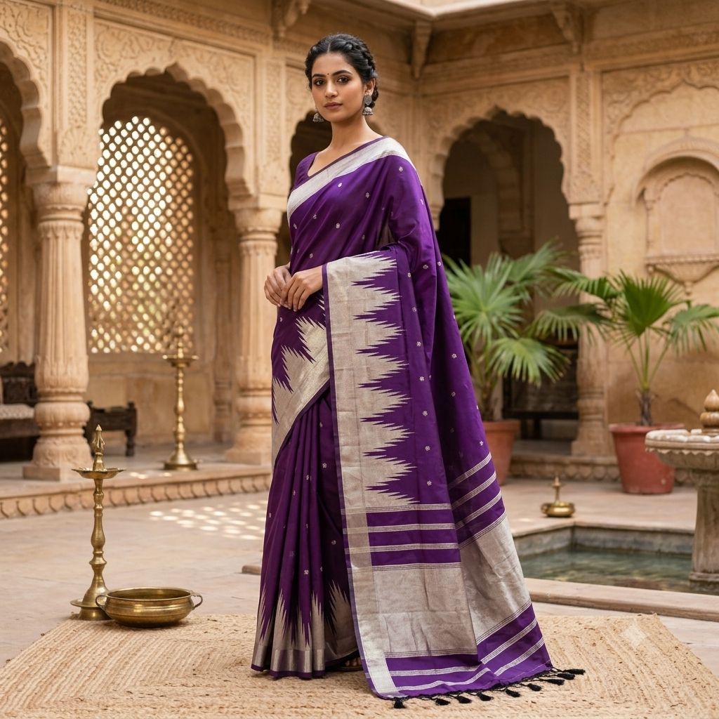 TEMPLE BORDER PURPLE