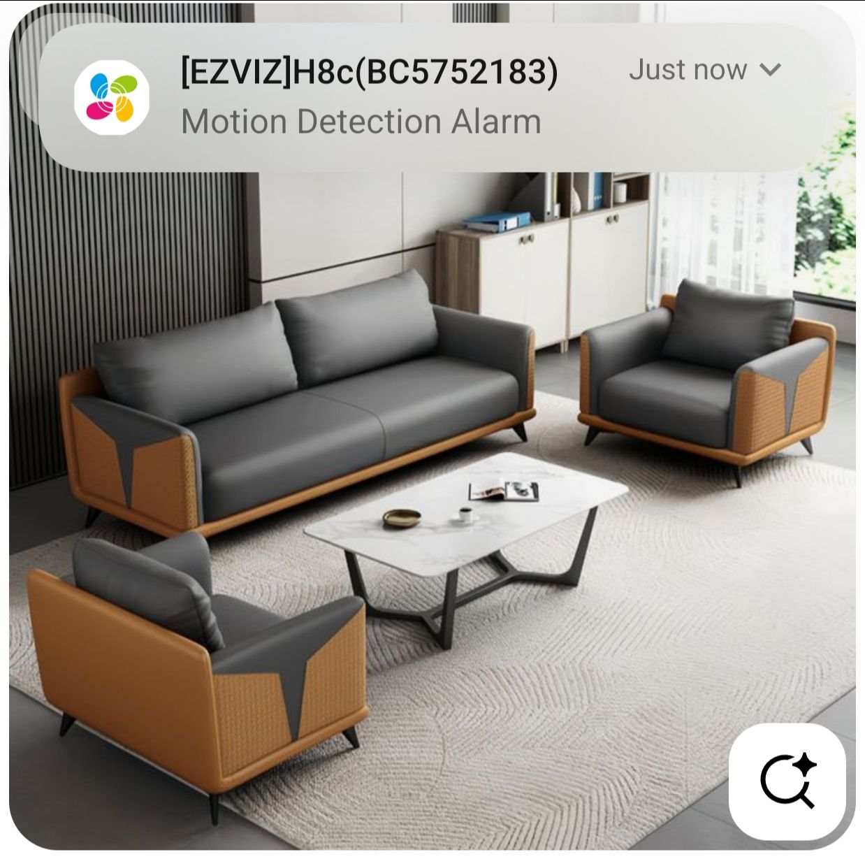 Modern Grey Sofa Set