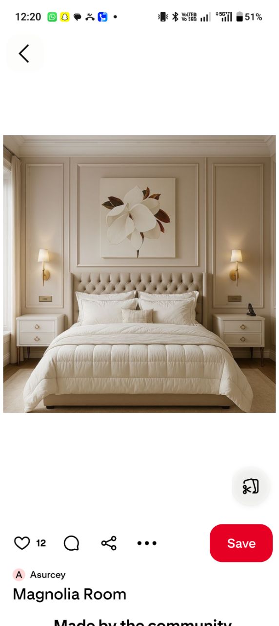Magnolia Room Bed
