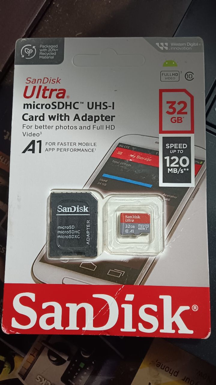 SanDisk Ultra microSDHC Card with Adapter view 2