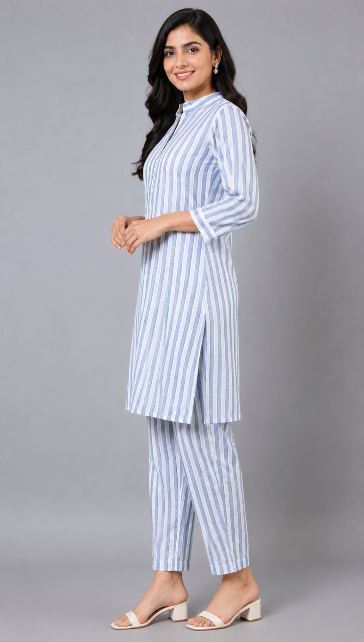 Striped Ethnic Set view 2