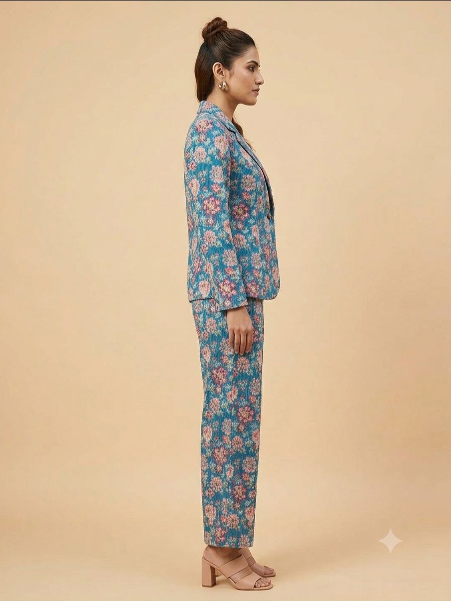 Floral Blazer Set view 2