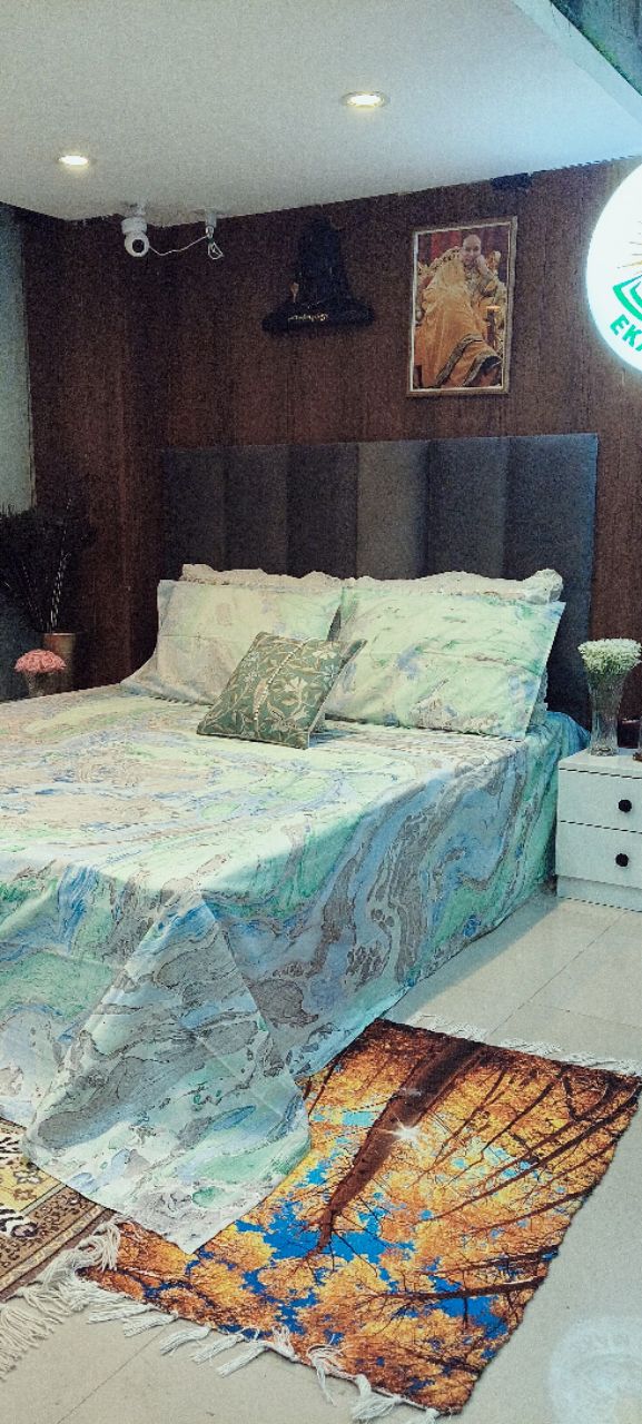 Marble Pattern Bed Cover Set view 3