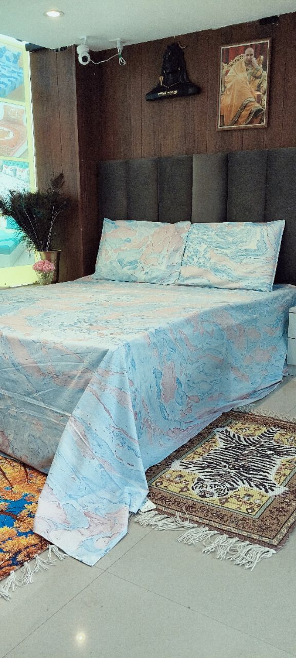 Raj Mahal La Reva Marble Dream Bedsheets view 2