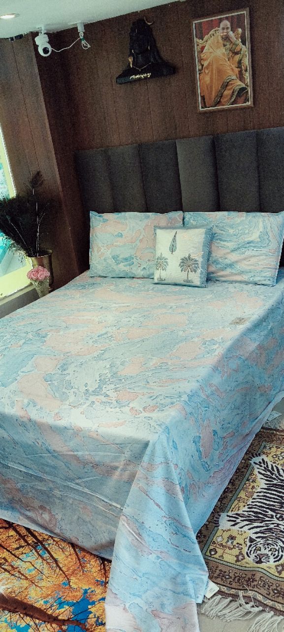 Raj Mahal La Reva Marble Dream Bedsheets view 3