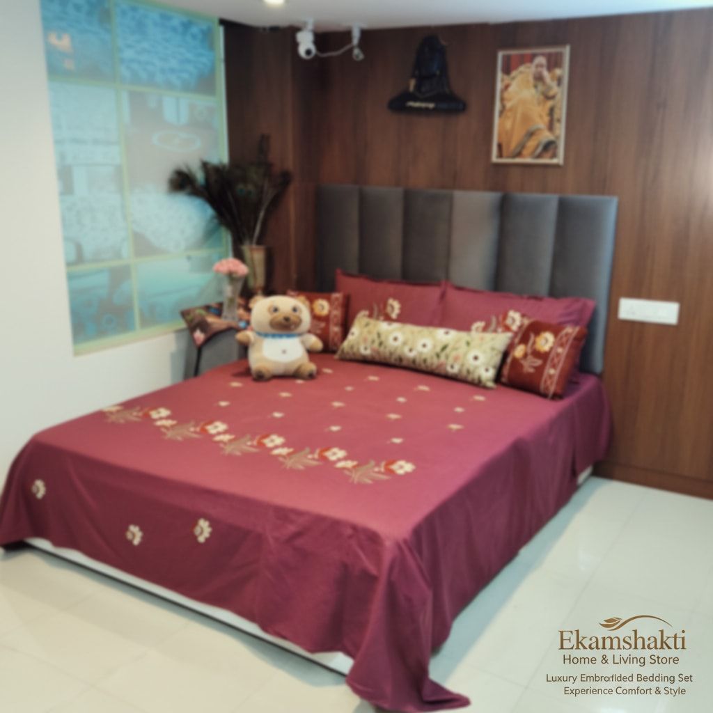 Lush Embroidered Bedding Ensemble view 3