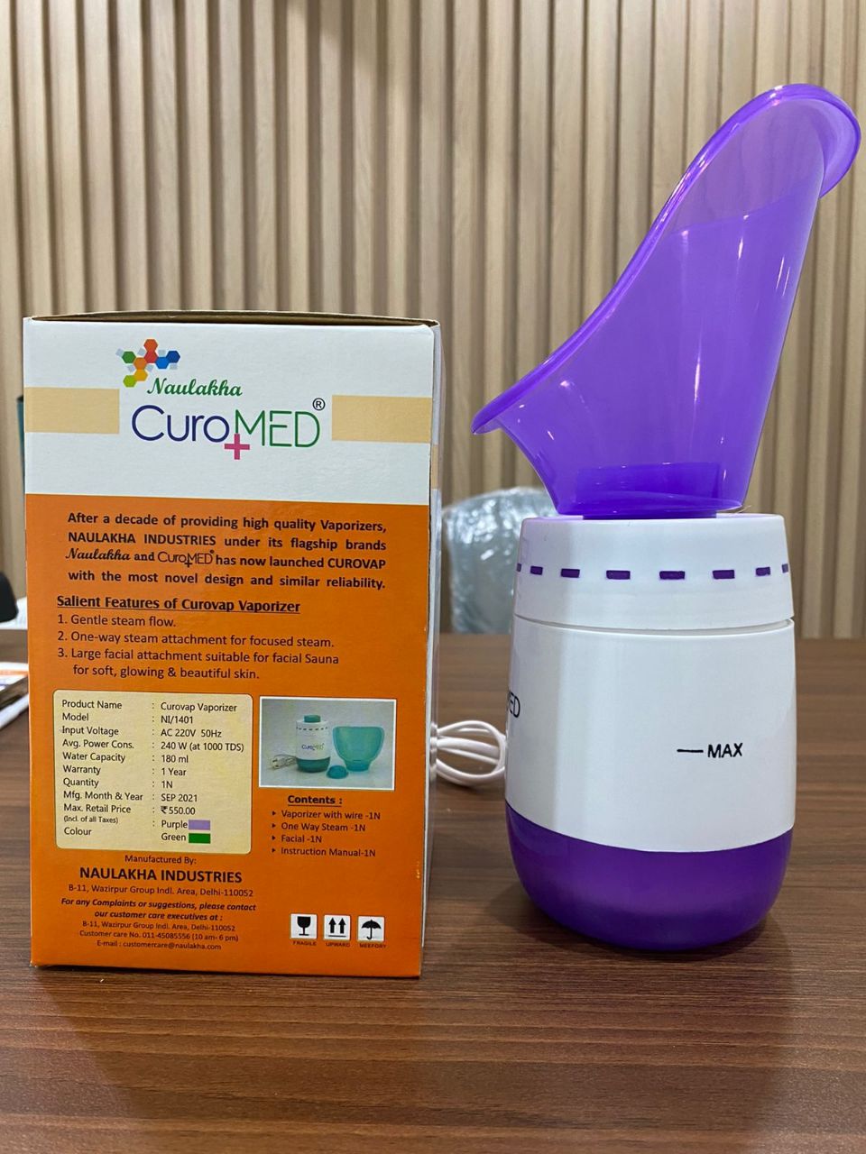 CuroVAP Vaporizer > Steemar view 4