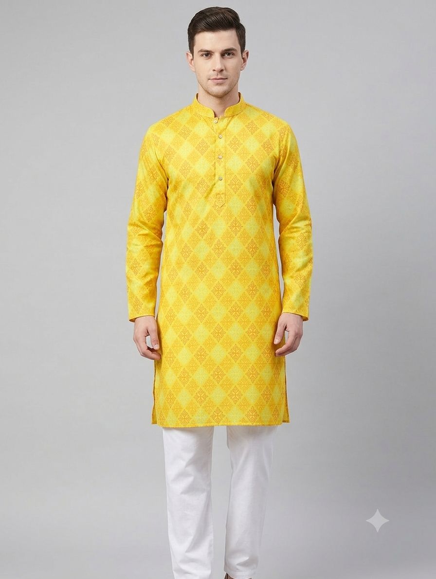 Cotton Kurta Print MG view 6