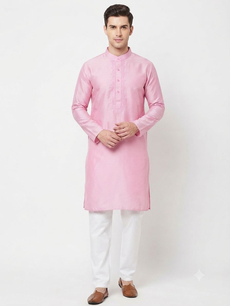 Silk Kurta Dupion view 6