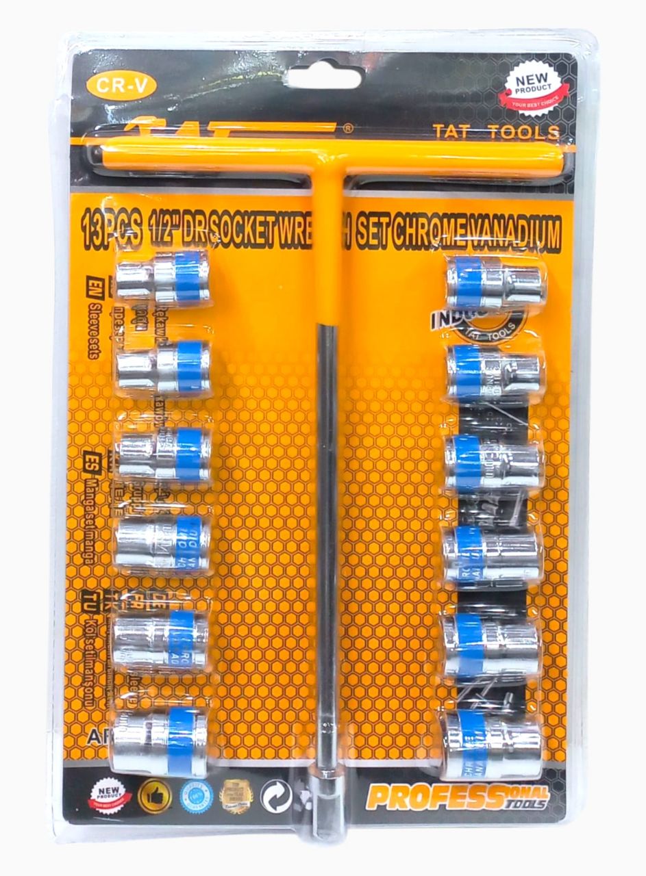 TAT Tools 13-Pcs Socket Wrench Set