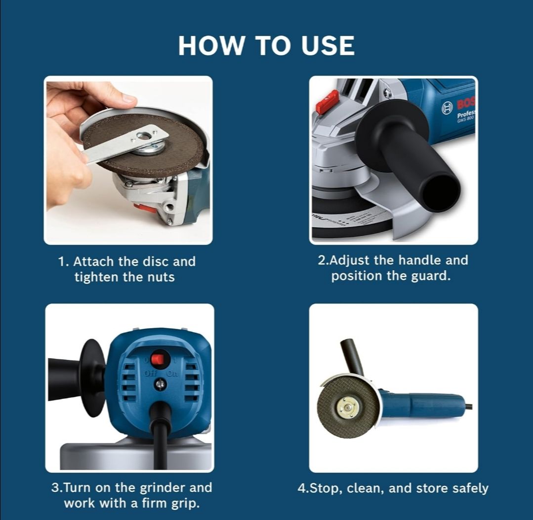 Bosch Professional Angle Grinder view 3