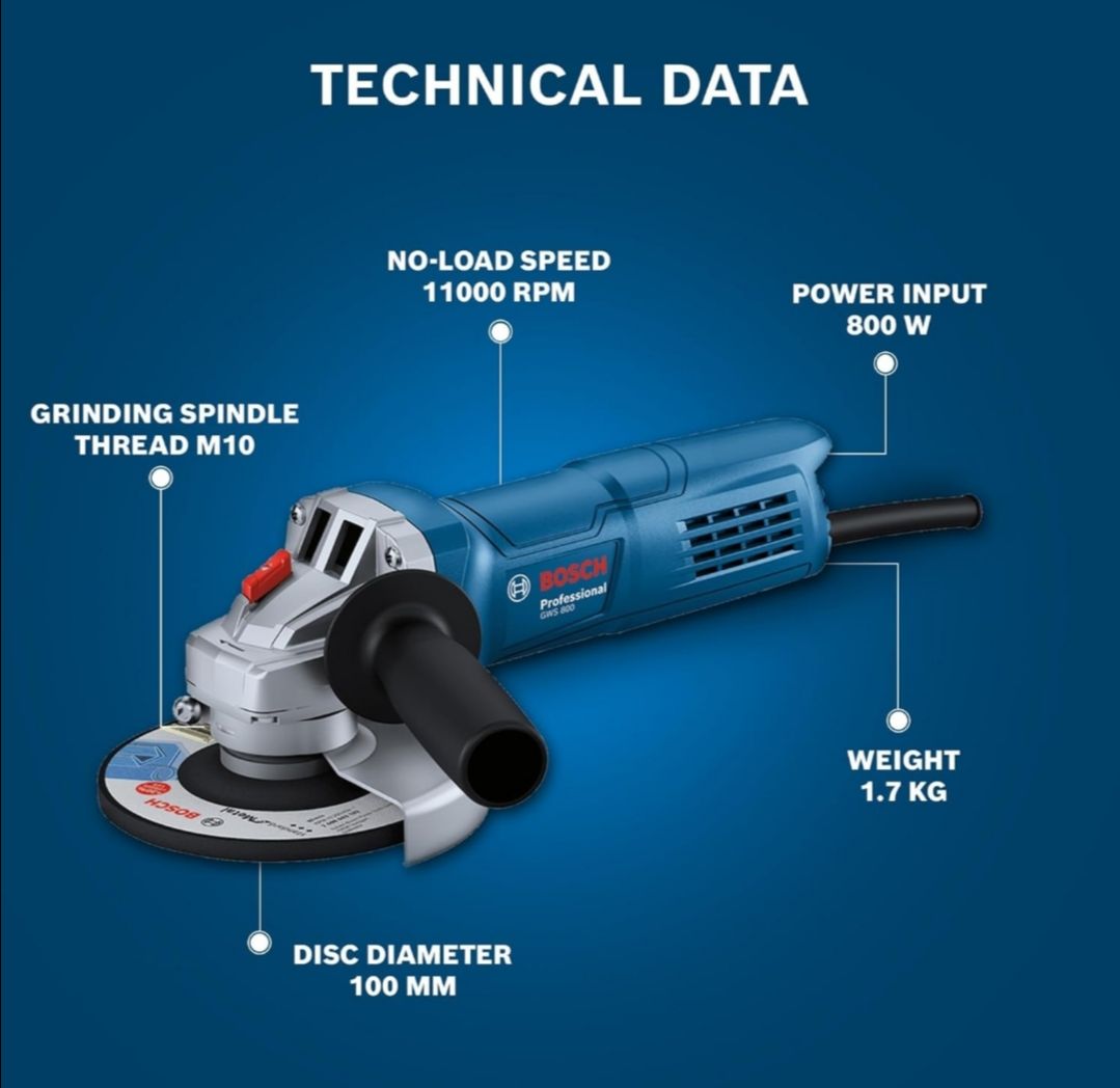 Bosch Professional Angle Grinder view 2